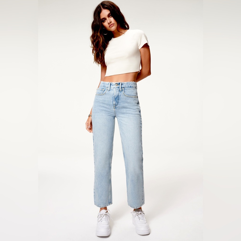Good American Light Blue Women Jeans